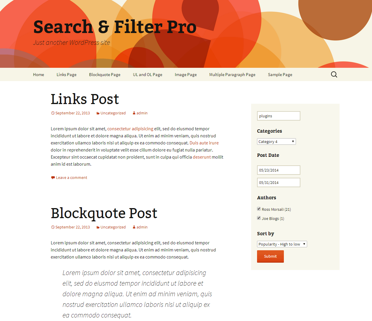 Search & Filter Pro The Ultimate WordPress Filter Plugin
